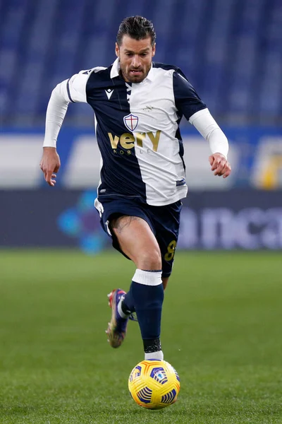 Antonio Candreva (UC Sampdoria) UC Sampdoria ve AC Milan - İtalya Serie A maçı sırasında topla koşuyor.