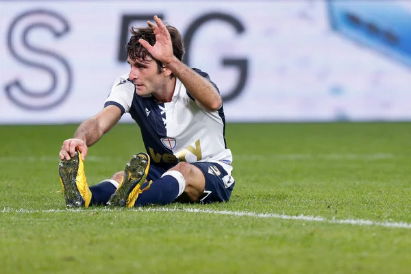 Tommaso Augello Sampdoria Calls Medical Staff Suffering Injury Sampdoria Milan — Stock Photo, Image