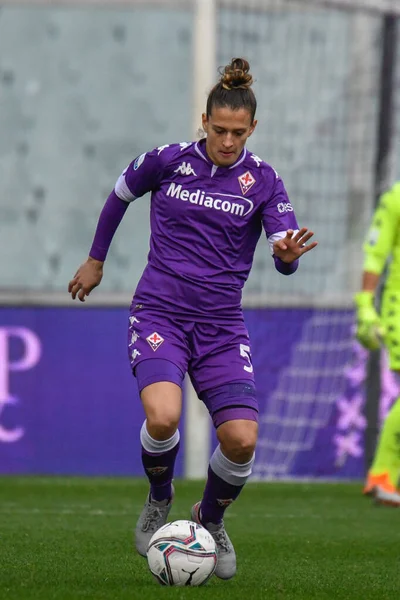 Alice Tortelli Fiorentina Fiorentina Femminile Ile Slavia Praga Uefa Şampiyonlar — Stok fotoğraf