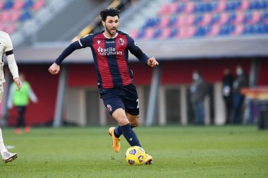 Bologna FC takımından Roberto Soriano, Bologna FC - AS Roma - İtalyan futbol takımı Serie A match in Bologna, İtalya, 13 Aralık 2020 - Fotoğraf: LM / Matteo Papini