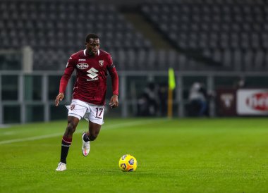 Torino FC takımından Singo Wilfried, Torino FC ile Udinese Calcio arasında 12 Aralık 2020 'de oynanan Stadio Olimpico Grande Torino, Torin, İtalya - Fotoğraf: FCI / Fabrizio Carabelli / LM