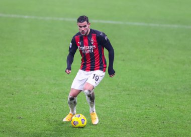 AC Milan 'dan Theo Hernandez, AC Milan ile Parma Calcio arasında 13 Aralık 2020 tarihinde oynanan San Siro Stadyumu - Fotoğraf: FCI / Fabrizio Carabelli / LM