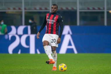 AC Milan 'dan Pierre Kalulu - AC Milan - Parma Calcio 1913 - İtalyan Serie A maçı Milan, İtalya, 13 Aralık 2020 - Fotoğraf: LM / Luca Rossini