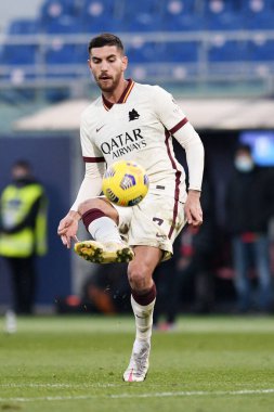 AS Roma 'dan Lorenzo Pellegrini Bologna FC - İtalya Serie A karşılaşması, İtalya - 13 Aralık 2020 - Fotoğraf: LM / Matteo Papini