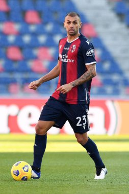 Bologna FC takımından Danilo, Bologna FC 'ye karşı AS Roma - İtalyan futbol serisi A karşılaşması Bologna, İtalya, 13 Aralık 2020 - Fotoğraf: LM / Matteo Papini