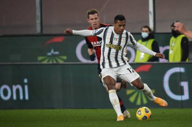 Luca Lerager (Genoa), Alex Sandro (Juventus) Cenova - İtalya Serisi A maçı, İtalya, 13 Aralık 2020 - Fotoğraf: LM / Danilo Vigo