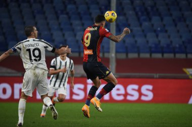 Gianluca Scamacca (Genoa) Cenova-Juventus FC maçında - İtalyan Serie A maçı Cenova, İtalya 'da, 13 Aralık 2020 - Fotoğraf: LM / Danilo Vigo