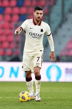 AS Roma 'dan Lorenzo Pellegrini Bologna FC - İtalya Serie A karşılaşması, İtalya - 13 Aralık 2020 - Fotoğraf: LM / Matteo Papini