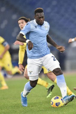 ROME, ITALY - 12 Aralık: SS Lazio 'dan Felipe Caicedo Serie A futbol karşılaşması sırasında SS Lazio ile Hellas Verona arasında 12 Aralık 2020' de İtalya 'nın başkenti Roma' da oynanan Stadio Olimpico 'da oynanan SS Lazio - İtalyan futbol takımı Serie A ma Verona -