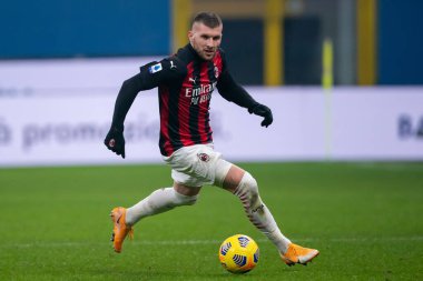 AC Milan 'dan Ante Rebiç - AC Milan - Parma Calcio 1913 - İtalya Futbol Serisi A maçı, İtalya, 13 Aralık 2020 - Fotoğraf: LM / Luca Rossini