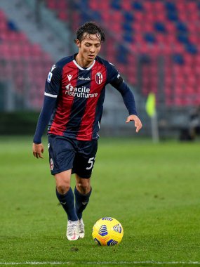 Emanuel Vignato (Bologna) Bologna FC vs AS Roma - İtalyan futbolcu Serie A match in Bologna, İtalya, 13 Aralık 2020 - Fotoğraf: LM / Ettore Griffoni