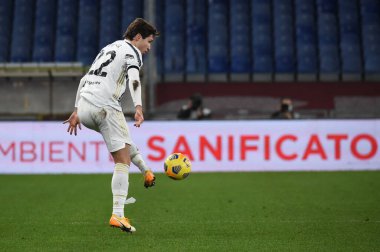 Federico Chiesa (Juventus) Genoa CFC-Juventus FC maçında - İtalyan Serie A maçı Cenova, İtalya 'da, 13 Aralık 2020 - Fotoğraf: LM / Danilo Vigo