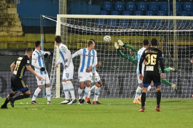 Vincenzo Fiorillo (Pescara), Michele Marconi 'nin Pescara - İtalya Futbol Şampiyonası Ligi BKT IN Pisa, İtalya, 15 Aralık 2020 - Fotoğraf: LM / Gabriele Masotti