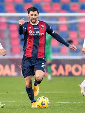 Roberto Soriano (Bologna) Bologna FC - AS Roma - İtalyan futbol takımı Serie A match in Bologna, İtalya, 13 Aralık 2020 - Fotoğraf: LM / Ettore Griffoni