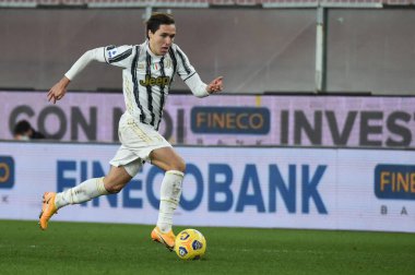 Federico Chiesa (Juventus) Genoa CFC-Juventus FC maçında - İtalyan Serie A maçı Cenova, İtalya 'da, 13 Aralık 2020 - Fotoğraf: LM / Danilo Vigo