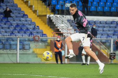 Cristiano Ronaldo (Juventus) Genoa CFC-Juventus FC maçında - İtalyan Serie A maçı Cenova, İtalya 'da, 13 Aralık 2020 - Fotoğraf: LM / Danilo Vigo