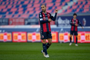 Lorenzo De Silvestri (Bologna) Bologna FC vs AS Roma - İtalyan futbol takımı Serie A match in Bologna, İtalya, 13 Aralık 2020 - Fotoğraf: LM / Ettore Griffoni