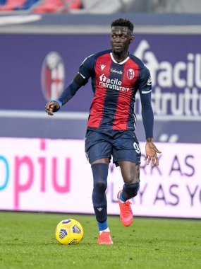Musa Barrow (Bologna) Bologna FC vs AS Roma - İtalyan futbol serisi A match in Bologna, İtalya, 13 Aralık 2020 - Fotoğraf: LM / Ettore Griffoni