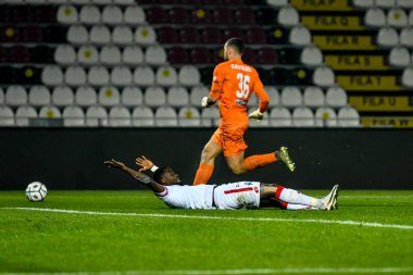 Cittadella vs Vicenza sırasında Lamin Jallow (LR Vicenza Virtus) protestoları - İtalyan Futbol Şampiyonası Ligi BKT IN Cittadella (PD), İtalya, 15 Aralık 2020 - Fotoğraf: LM / Alessio Marini