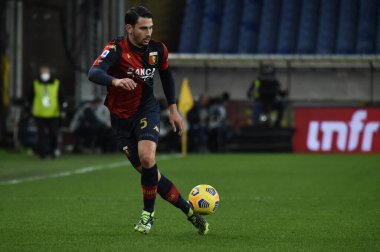 Edoardo Goldaniga (Genoa) Cenova-Juventus FC maçında - İtalyan Serie A maçı Cenova, İtalya 'da, 13 Aralık 2020 - Fotoğraf: LM / Danilo Vigo