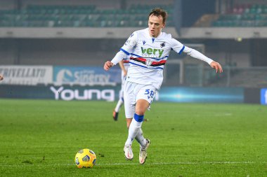 Mikkel Damsgaard (Sampdoria) Hellas Verona vs UC Sampdoria - İtalyan futbol takımı Serie A maç in Verona, İtalya, 16 Aralık 2020 - Fotoğraf: LM / Ettore Griffoni