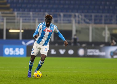 Tiemoue Bakayoko SSC Napioli Serie A 2020 / 21 FC Internazionale-SSC Napoli maçı sırasında 16 Aralık 2020 - Fotoğraf: FCI / Fabrizio Carabelli / LM