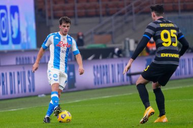 SSC Napoli 'den Diego Demme FC Internazionale - SSC Napoli - İtalya Futbol Serisi A maçı, 16 Aralık 2020 - Fotoğraf: LM / Luca Rossini