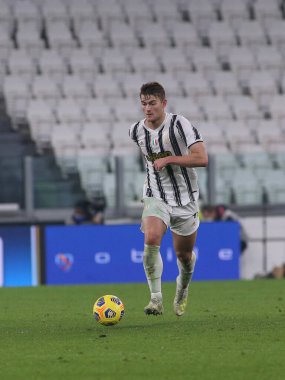 4 Matthijs De Ligt (JUVENTUS FC) Juventus FC - Atalanta Bergamasca Calcio - İtalyan futbol takımı Serie A maç Turin, İtalya - 16 Aralık 2020