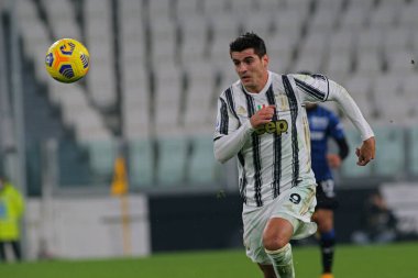  09 Alvaro Morata (JUVENTUS FC) Juventus FC - Atalanta Bergamasca Calcio - İtalya Serie A maçı Torino, İtalya, 16 Aralık 2020 - Fotoğraf: LM / Claudio Benedetto