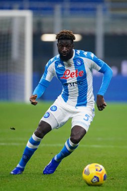 SSC Napoli 'den Tiemoue Bakayoko FC Internazionale ve SSC Napoli - İtalyan futbol takımı Serie A maçı Milano, İtalya' da, 16 Aralık 2020 - Fotoğraf: LM / Luca Rossini