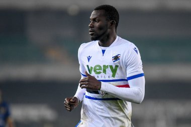 Omar Colley (Sampdoria) Hellas Verona vs UC Sampdoria - İtalyan futbol takımı Serie A match in Verona, İtalya, 16 Aralık 2020 - Kredi: LM / Ettore Griffoni