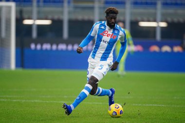 SSC Napoli 'den Tiemoue Bakayoko FC Internazionale ve SSC Napoli - İtalyan futbol takımı Serie A maçı Milano, İtalya' da, 16 Aralık 2020 - Fotoğraf: LM / Luca Rossini
