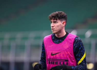 FC Internazionale 'den Alessandro Bastoni 16 Aralık 2020' de San Siro Stadyumu 'nda FC Internazionale ile SSC Napoli arasında oynanan 2020 / 21 futbol karşılaşmasında - Fotoğraf: FCI / Fabrizio Carabelli / LM