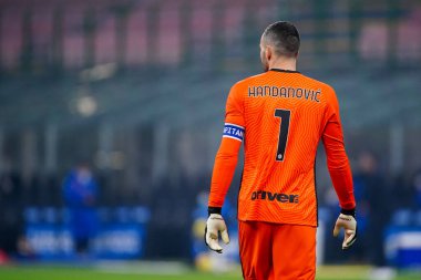 FC Internazionale Milano 'dan Samir Handanoviç FC Internazionale - SSC Napoli - İtalya' nın Milano kentinde oynanan Serie A maçı, 16 Aralık 2020 - Fotoğraf: LM / Luca Rossini