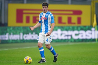 SSC Napoli 'den Diego Demme FC Internazionale - SSC Napoli - İtalya Futbol Serisi A maçı, 16 Aralık 2020 - Fotoğraf: LM / Luca Rossini