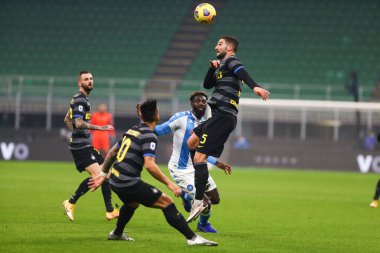 FC Internazionale Milano 'dan Roberto Gagliardini FC Internazionale - SSC Napoli - İtalyan futbol serisi A karşılaşması Milano, İtalya, 16 Aralık 2020 - Fotoğraf: LM / Luca Rossini