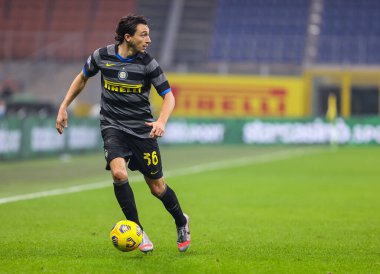 FC Internazionale takımından Matteo Darmian, FC Internazionale ile SSC Napoli arasındaki 16 Aralık 2020 - Fotoğraf: FCI / Fabrizio Carabelli / LM