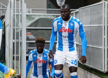 SSC Napoli takımından Kalidou Koulibaly, FC Internazionale ile SSC Napoli arasındaki 16 Aralık 2020 - Fotoğraf: FCI / Fabrizio Carabelli / LM