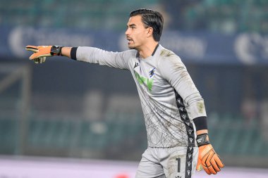 Emil Audero (Sampdoria) Hellas Verona vs UC Sampdoria - İtalyan futbolcu Serie A karşılaşması Verona, İtalya - 16 Aralık 2020