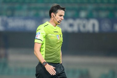 Hellas Verona-UC Sampdoria maçında hakem Riccardo Ros - İtalyan futbolcu Serie A karşılaşması Verona, İtalya - 16 Aralık 2020