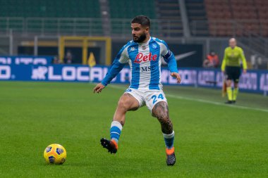 SSC Napoli 'den Lorenzo Insigne FC Internazionale ve SSC Napoli - İtalyan futbol takımı Serie A karşılaşması, İtalya, 16 Aralık 2020 - Fotoğraf: LM / Luca Rossini