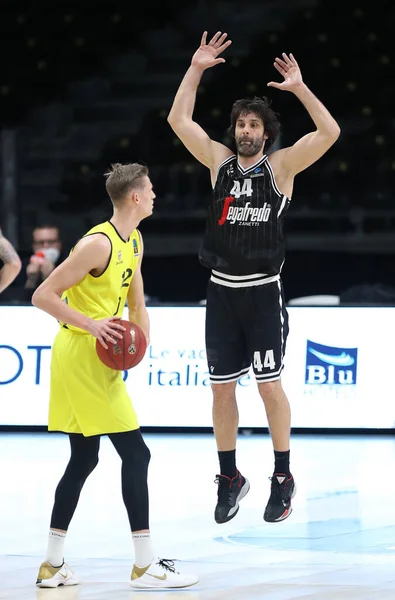 2020 Milos Teodosic Segafredo Virtus Bologna Durante Partido Eurocup Virtus — Foto de Stock