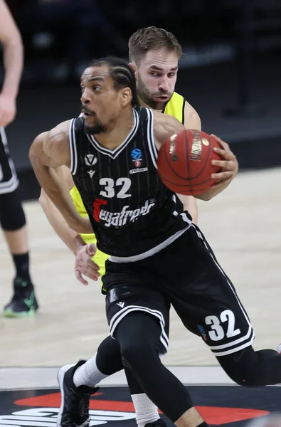 2020 Vince Hunter Segafredo Virtus Bologne Lors Match Eurocup Virtus — Photo