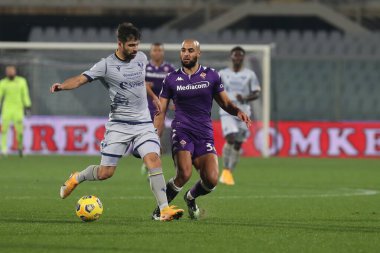 19 Aralık 2020 tarihinde Floransa İtalya / LM 'de oynanan AFC Fiorentina - Hellas Verona, Stadio Artemio Franchi futbol karşılaşmasında Sofya Amrabat (ACF Fiorentina)