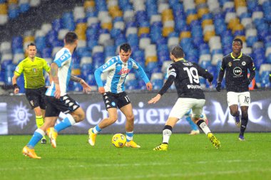Hirving Lozano (Napoli) SSC Napoli, Spezia Calcio 'ya karşı - İtalya Futbol Serisi A maçı Napoli, İtalya' da, Ocak 06, 2021 - Fotoğraf: LM / Renato Olimpio