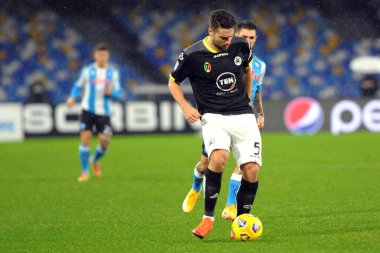 SSC Napoli-Spezia Calcio maçında Riccardo Marchthe (Spezia Calcio) - İtalyan futbol serisi A maçı Napoli, İtalya 'da, 06 Ocak 2021 - Fotoğraf: LM / Renato Olimpio