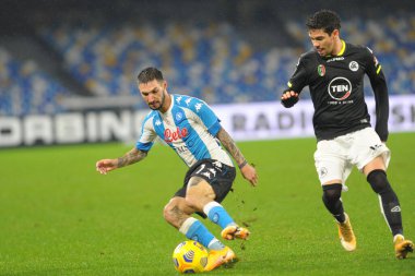 Matteo Politano (Napoli) SSC Napoli - Spezia Calcio - İtalyan futbol takımı Serie A maç Napoli, İtalya 'da, Ocak 06, 2021 - Fotoğraf: LM / Renato Olimpio