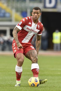 ROME, ITALY - 6 Ocak 2021 tarihinde İtalya / İtalya / LiveMedia Stadyumu 'nda SS Lazio ile ACF Fiorentina arasında oynanan Serie A futbol maçı sırasında ACF Fiorentina' dan Igor julio do Santos de Paulo