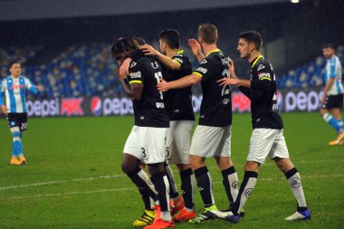 SSC Napoli-Spezia Calcio maçında EXULTATION (Spezia Calcio) - İtalyan futbol serisi A karşılaşması, İtalya, Napoli 'de, Ocak 06, 2021 - Fotoğraf: LM / Renato Olimpio