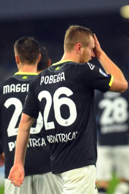 SSC Napoli-Spezia Calcio maçında Tommaso Pobega (Spezia Calcio) 'nun Mutluluğu - İtalyan futbol serisi A maçı Napoli, İtalya' da, 06 Ocak 2021 - Fotoğraf: LM / Renato Olimpio